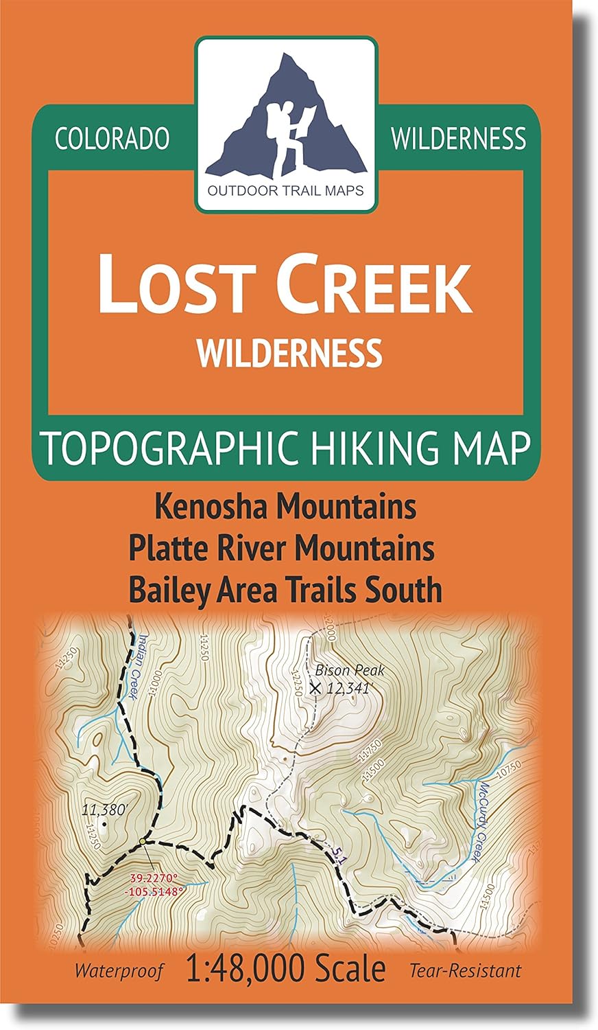 Outdoor Trail Maps LLC Lost Creek Wilderness - Colorado Topographic Hiking Map (2022)
